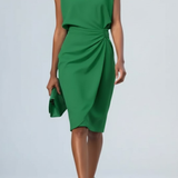 Vestido Vieri Elegante e Drapeado