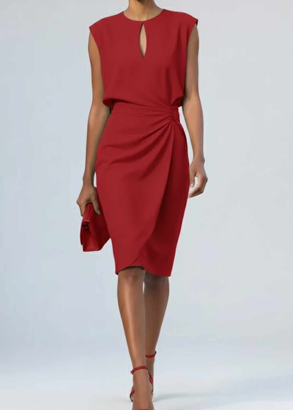 Vestido Vieri Elegante e Drapeado