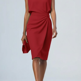 Vestido Vieri Elegante e Drapeado