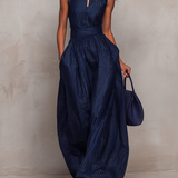 Vestido Longo Amélia Silhueta Sofisticada