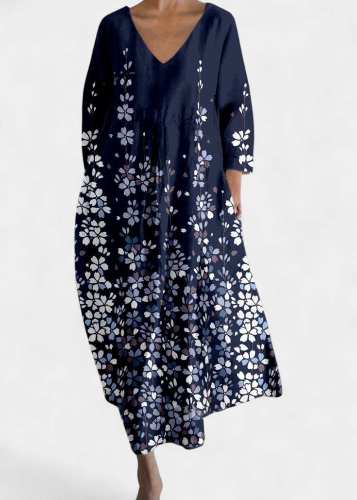 Ana - Vestido Fluido com Estampa