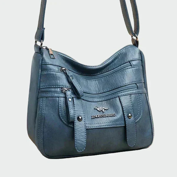 Elegante mala de couro