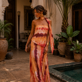 Vestido Longo Serena – Elegância Fluida para Momentos Especiais