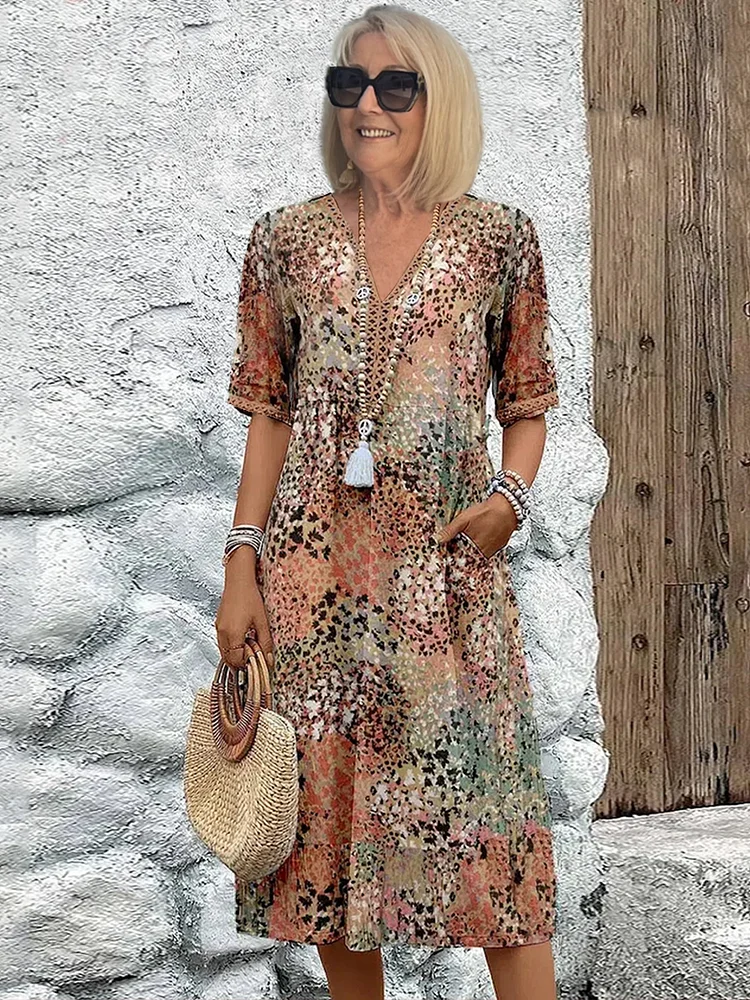 Lia - Vestido Feminino Midi