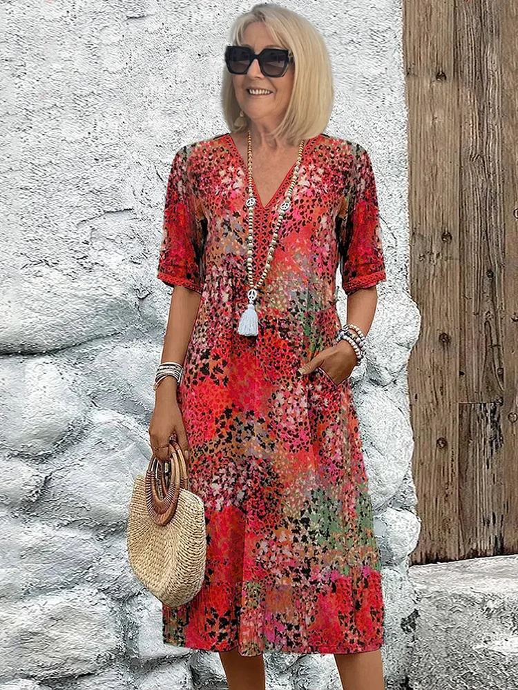 Lia - Vestido Feminino Midi