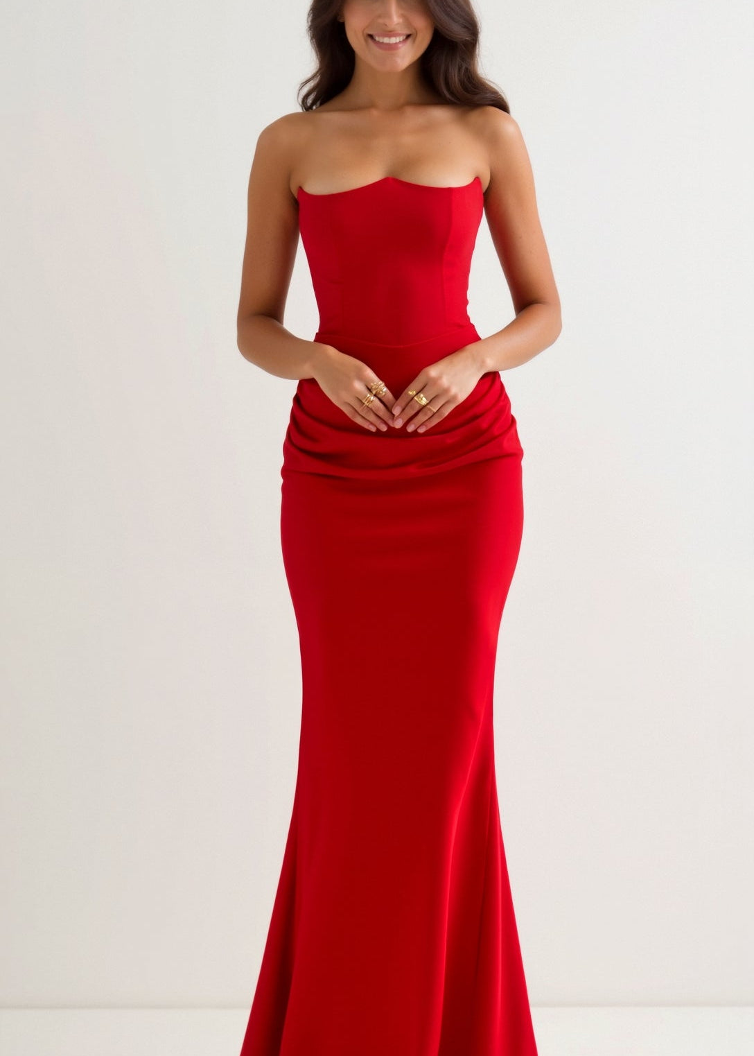 Esmeralda - Vestido comprido com corpete