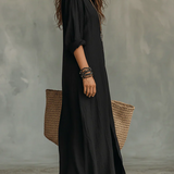Vestido Camiseiro Amélia – Elegância Descontraída para Todos os Dias