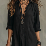 Vestido Camiseiro Amélia – Elegância Descontraída para Todos os Dias