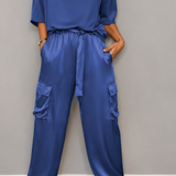 Luisa - Conjunto de Cetim Elegante