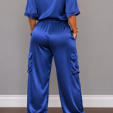 Luisa - Conjunto de Cetim Elegante